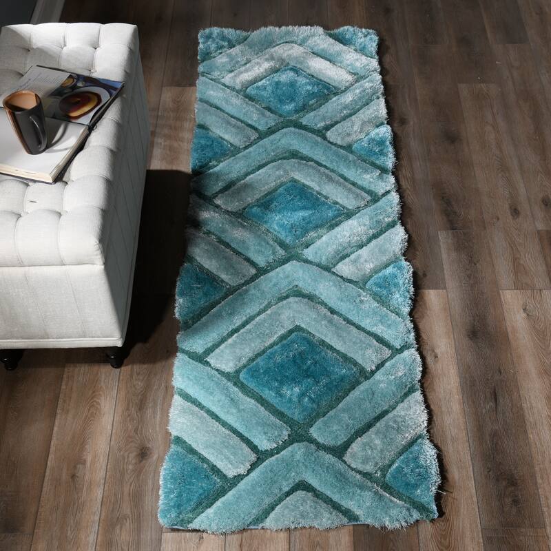 Mateos Shag Contemporary Designed Area Rug