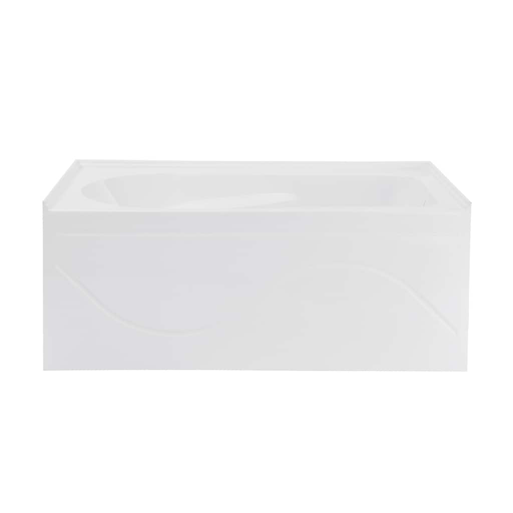 Ivy 48'' X 32" Bathtub With Apron Right Hand Drain In White - 48x32 Right