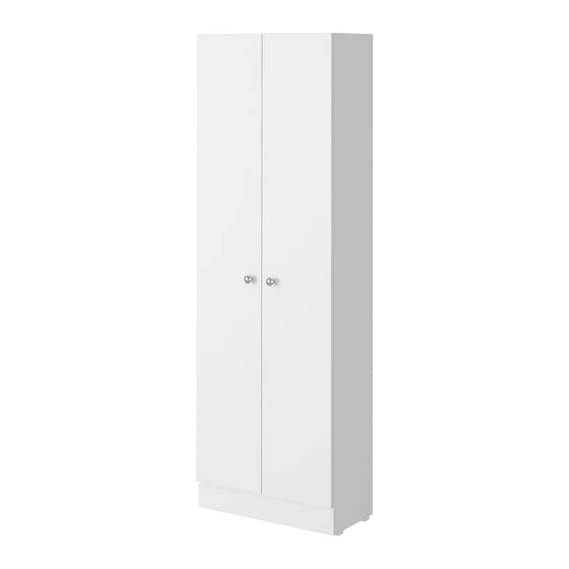 Storage Cabinet Pipestone, Double Door, White Finish,High quality and durable
