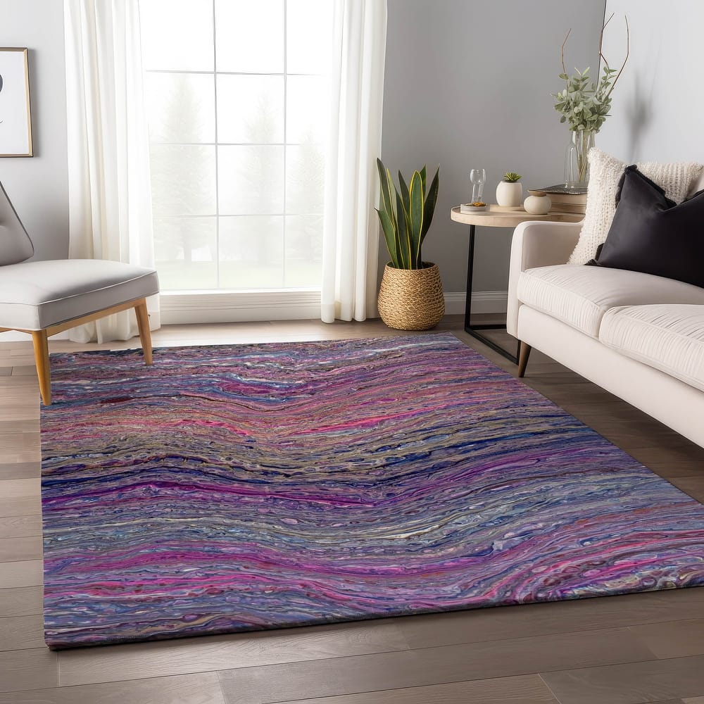 Premium Washable Super Soft Abstract Contemporary Mayfield Rug
