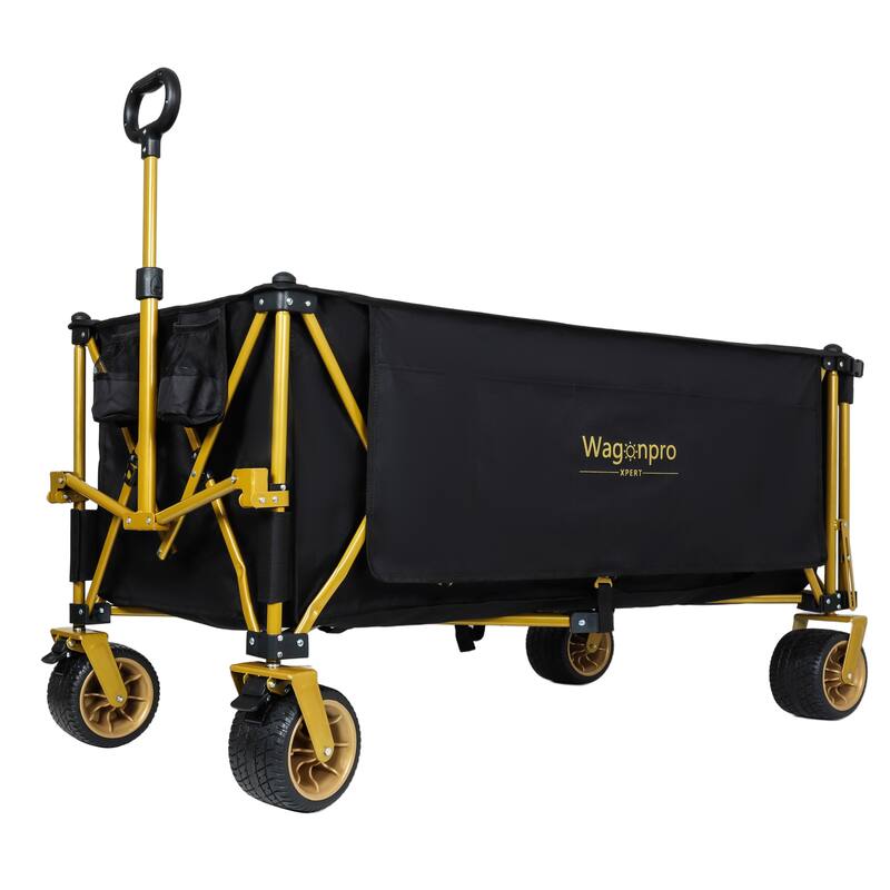 67-1/2in Extra long large Heavy Duty Utility Beach Wagons with Opened Tailgate and All-Terrain Wheels, 480lbs Capacity