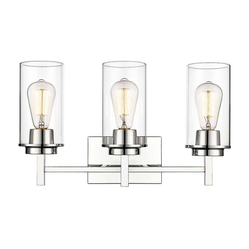 Millennium Lighting Janna Vanity Light with Clear Glass Shades