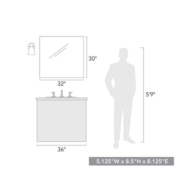 Golden Lighting Reeva 1-light Wall Sconce in Modern Brass and Glossy Ecru shade