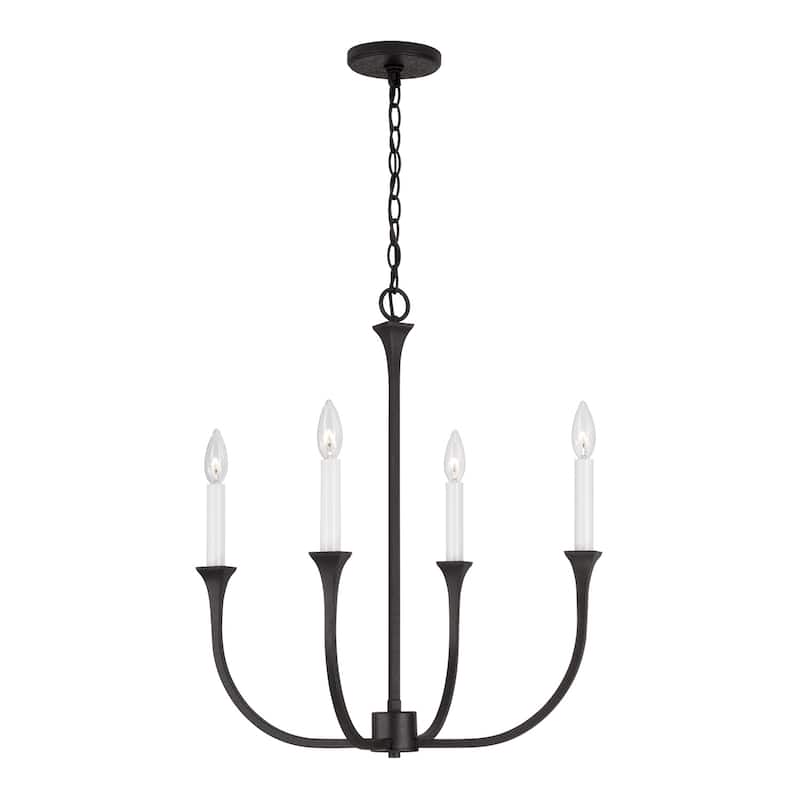 Decklan 4-Light Chandelier - 21.25"W x 25"H