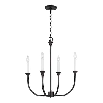 Decklan 4-Light Chandelier - 21.25"W x 25"H