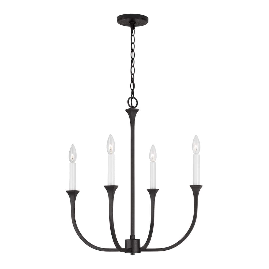 Decklan 4-Light Chandelier - 21.25"W x 25"H