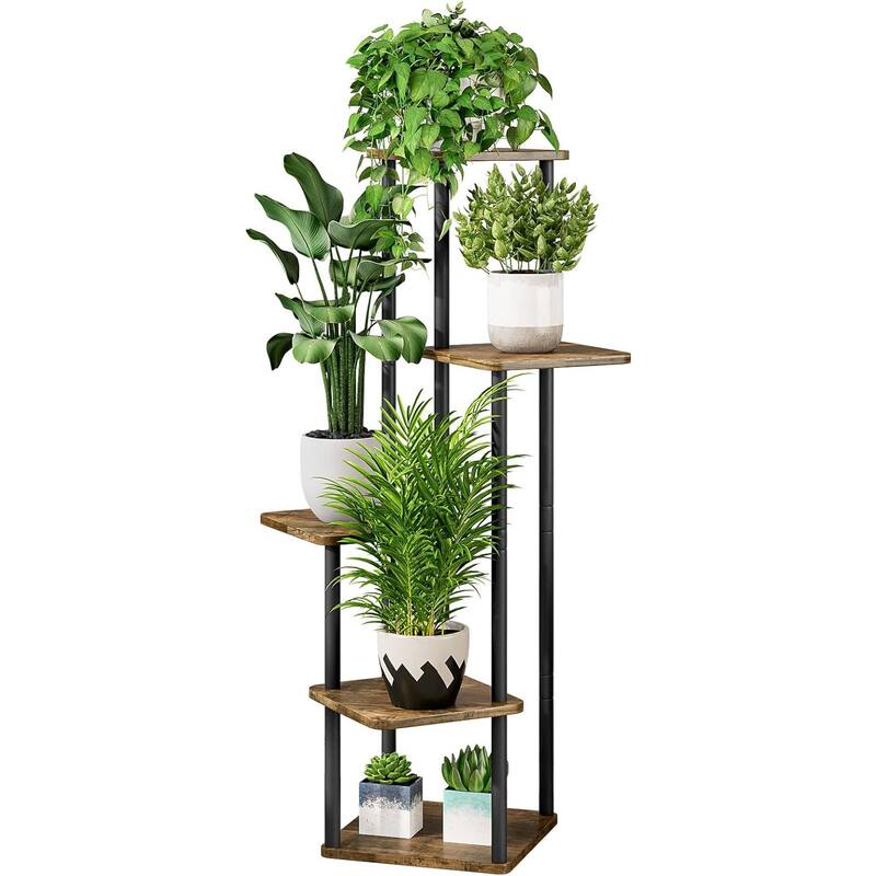 Plant Stand 5 Tier Indoor Metal Flower Shelf,5 Tier