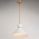 preview thumbnail 7 of 9, Vaxcel Lighting P0398 Racine 15" Wide Pendant