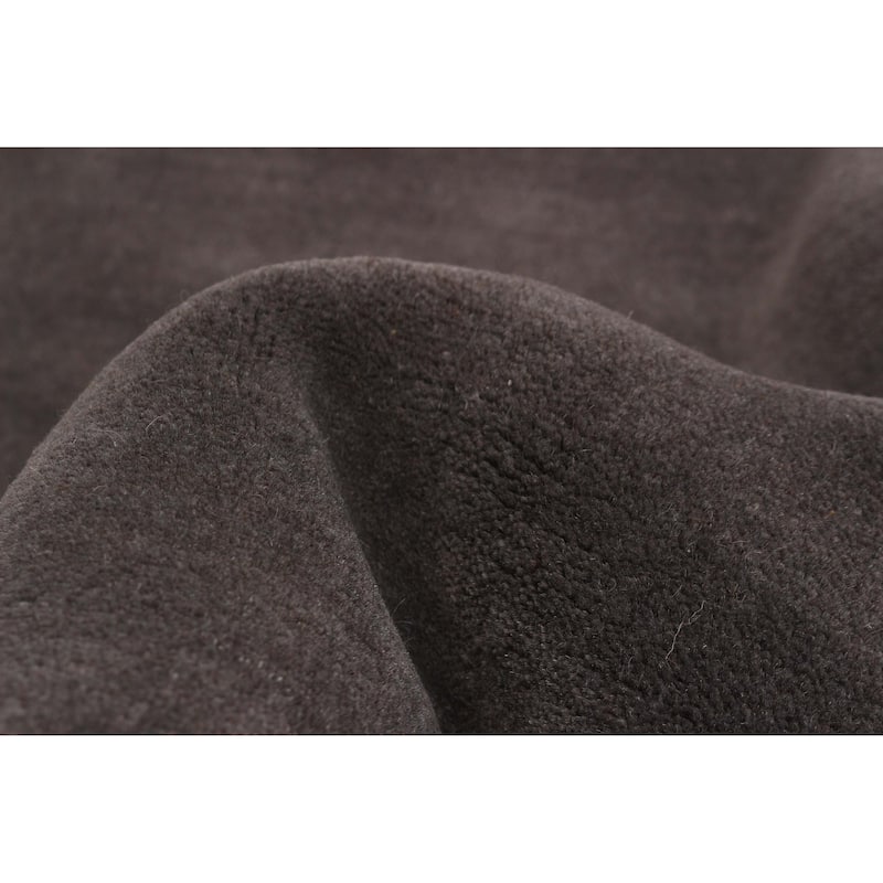 Kashkuli Gabbeh Grey Rug 3'10" x 3'10" - 3'10 x 3'10