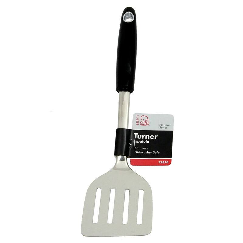 Chef Craft 13" Heavy Duty Stainless Steel Slotted Spatula Turner