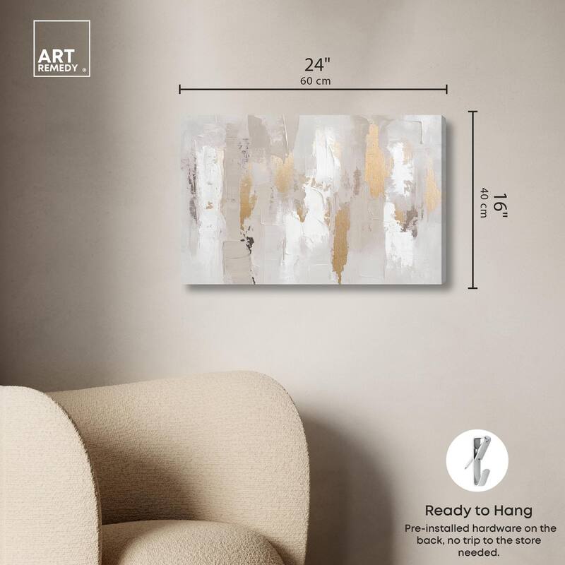 Gilded Brilliance II Canvas by Art Remedy, Gallery Wrapped