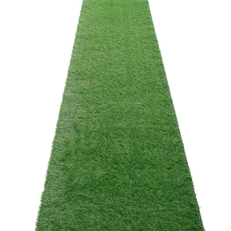 Timechee Luxury Synthetic Artificial Grass Turf Rug and Roll