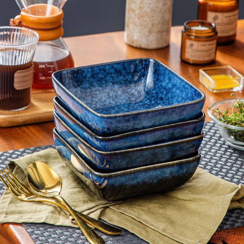 vancasso Stern Series Reactive Glaze Stoneware Plates Set