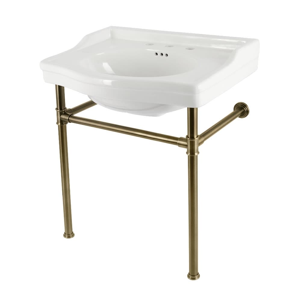 Kingston Brass VPB3308.ST Victorian 29-15/16" Rectangular Ceramic and