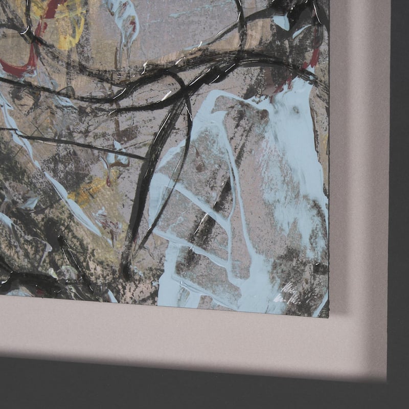 Passtime II by Mercana Studio a Hand Embelished Textured Framed Art Print Matted under Glass