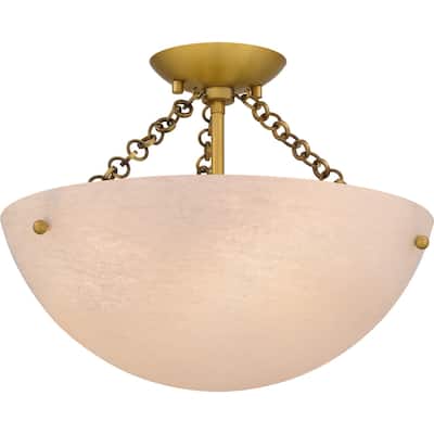 Quoizel Semi-Flush Mount 3-Light Semi-Flush Mount