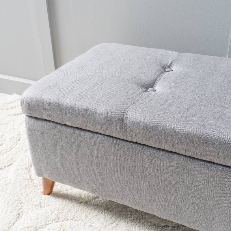 Storage Ottoman Cushioned Seats, Solid Construction, Easy to assemble