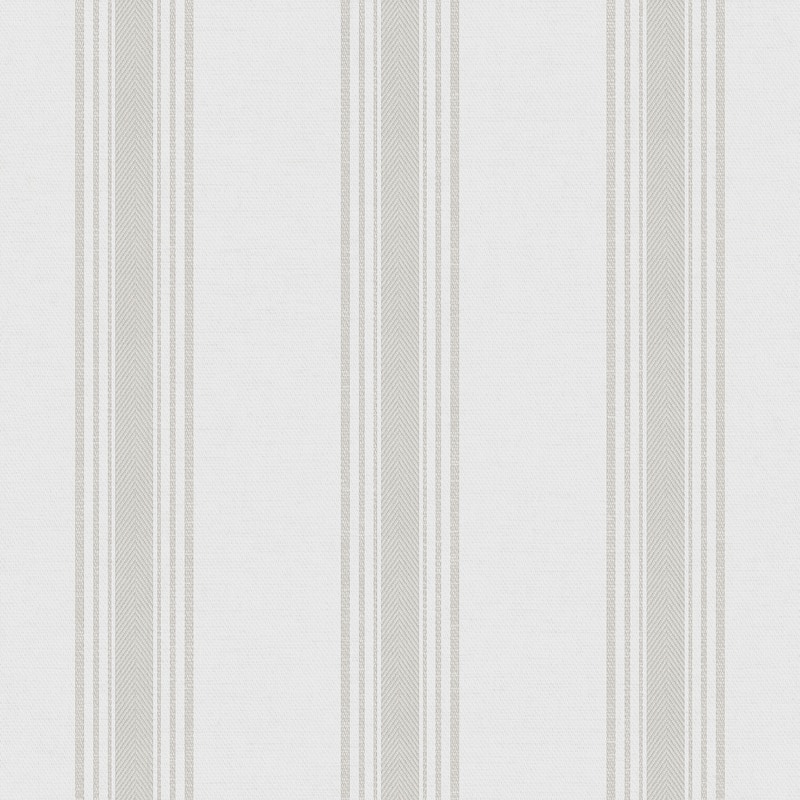 Galerie Wallcoverings Spring Blossom Stripes Fabric Effect Non-woven Matte Wallpaper Roll - 33 feet x 21 inches - Beige
