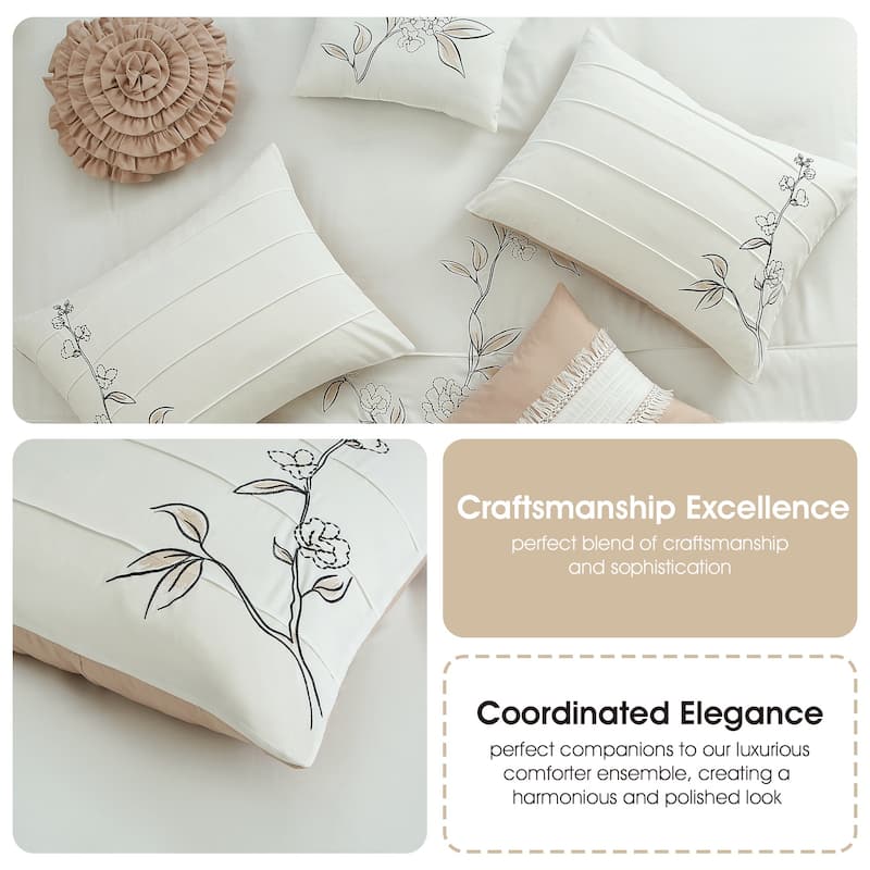 Nanshing Blair 7 Piece Botanical Comforter Set