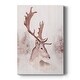 preview thumbnail 1 of 7, Blush Deer Premium Gallery Wrapped Canvas - Ready to Hang 12X18