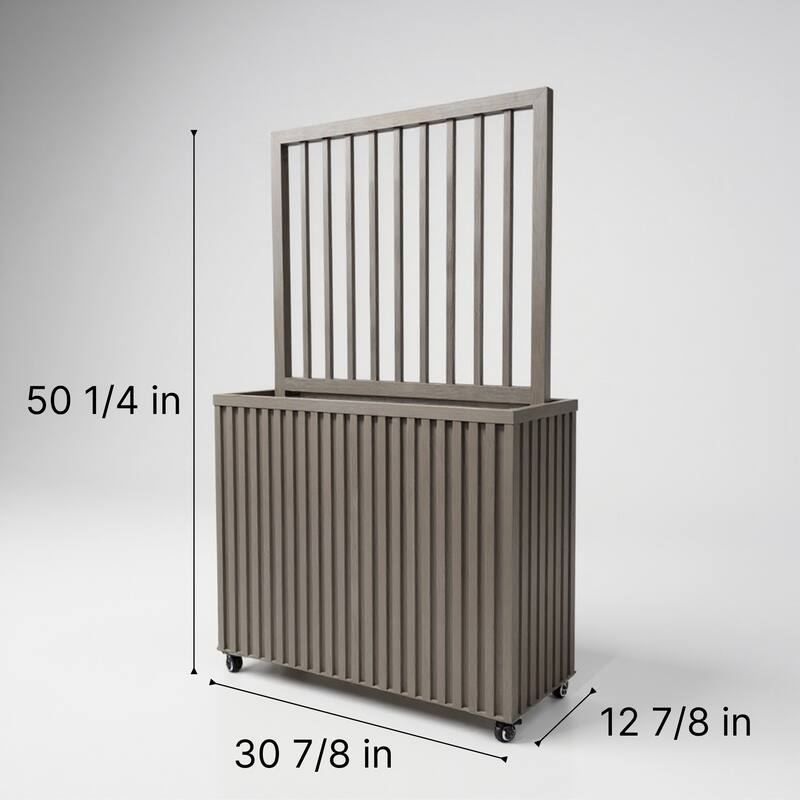 Grove Divider Planter, Grey Brown