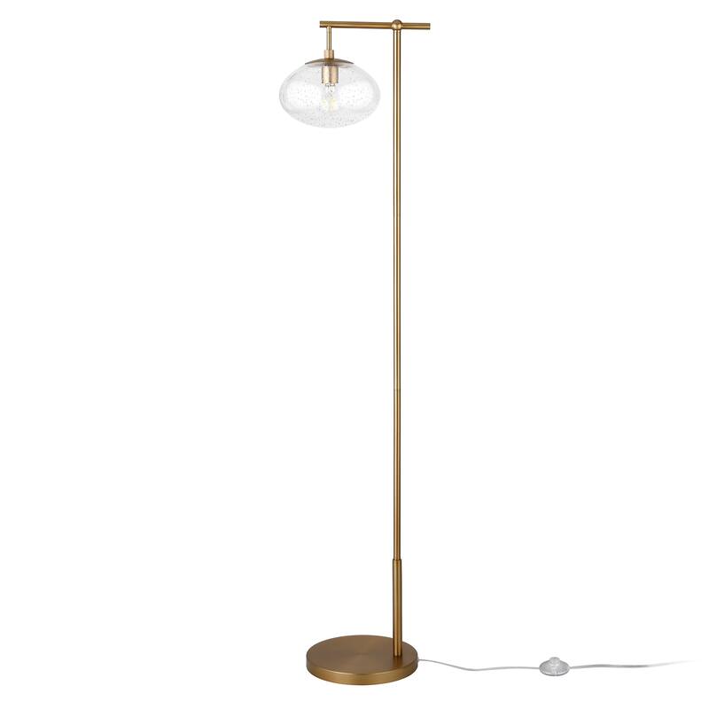 Blume 68" Tall Floor Lamp with Glass Shade
