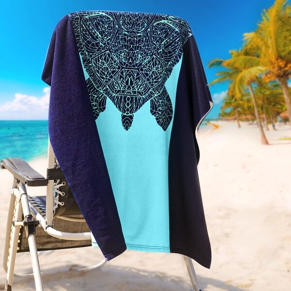 4 Packs Oversized Terry Beach Towel Set 36 x 72 Soft Thin Extra