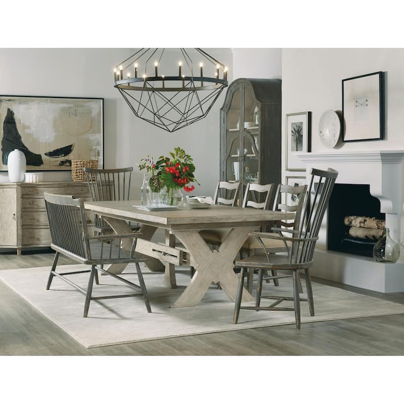 Hooker Furniture Vittorio 80" - 124" Long Old World European Farmhouse