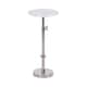 Option White Marble and Silver