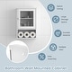 preview thumbnail 25 of 23, Bathroom Wall Mounted Adjustable Hanging Storage Medicine Cabinet - 14" x 7" x 20" (W x D x H)