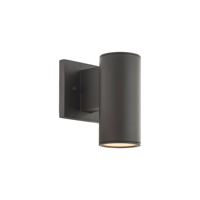 WAC Lighting Cylinder 7" Tall Single Light LED Outdoor Wall Sconce -