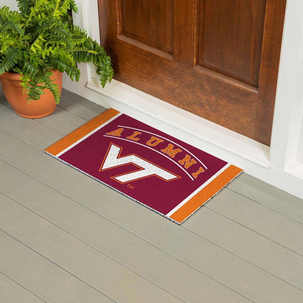 28 in. x 16 in. Virginia Tech Alumni Full Color PVC Door Mat
