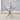 Roomfitters Round Tempered Glass Dining Table, Ring-Shaped Metal Leg, 36.6-Inch Minimalist Glass Center Table