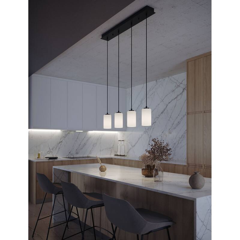 AFX LEOP0412MBLNR4 Leo 4 Light 36" Wide Multi Light Pendant