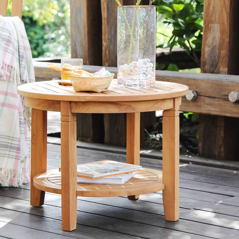 Cambridge Casual Robin 3-piece Teak Wood Patio Chat Set