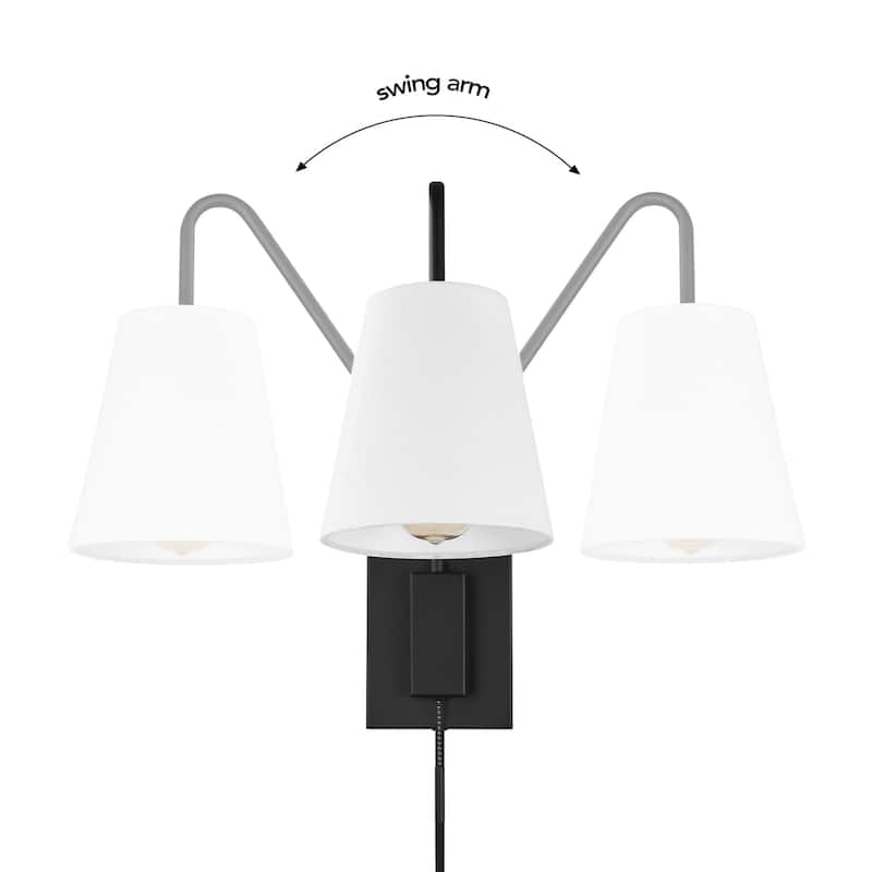 Globe Electric 91005999 Everett 16" Tall Hardwired or Plug-In Wall
