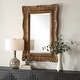 preview thumbnail 3 of 5, Uttermost Emerson Scalloped Antique Gold Mirror - 51'' H X 36.25'' W X 2.5'' D