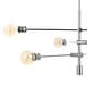 preview thumbnail 7 of 24, Cato Modern Iron Arm-Adjustable LED Chandelier, Chrome by JONATHAN Y