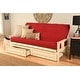 preview thumbnail 26 of 31, Somette Beli Mont Antique White Full-size Storage Futon Set with Mattress