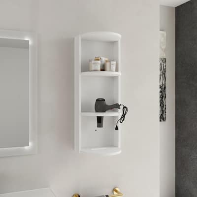 Space-Saving Bathroom Wall-Mounted Storage Rack with Versatile Design