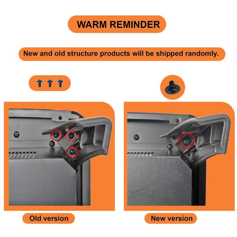 17/18/26 inch Freestanding Electric Fireplace Stove Heater with 3D Flame Effect 12H Timer Infrared Remote Control,Black/Brown