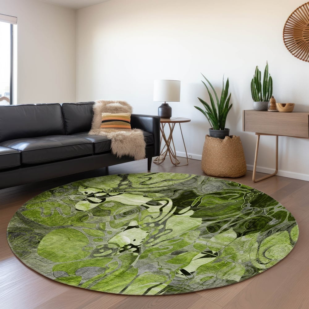 Premium Washable Super Soft Abstract Floral Mayfield Rug