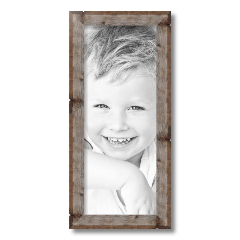 ArtToFrames Bosswood Rustic 8x20 Inch Picture Frame, 1.63 Inch Wood Poster Frame Available in Multiple Colors (SM-SC-8x20)