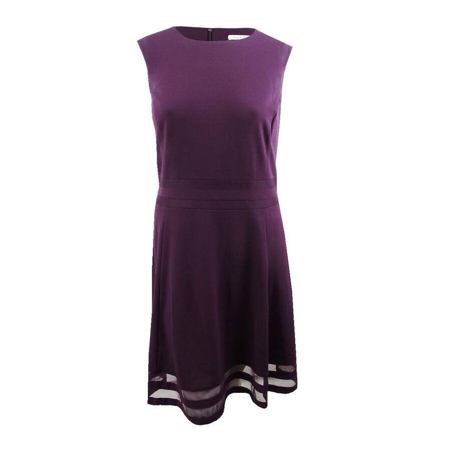 calvin klein lilac dress