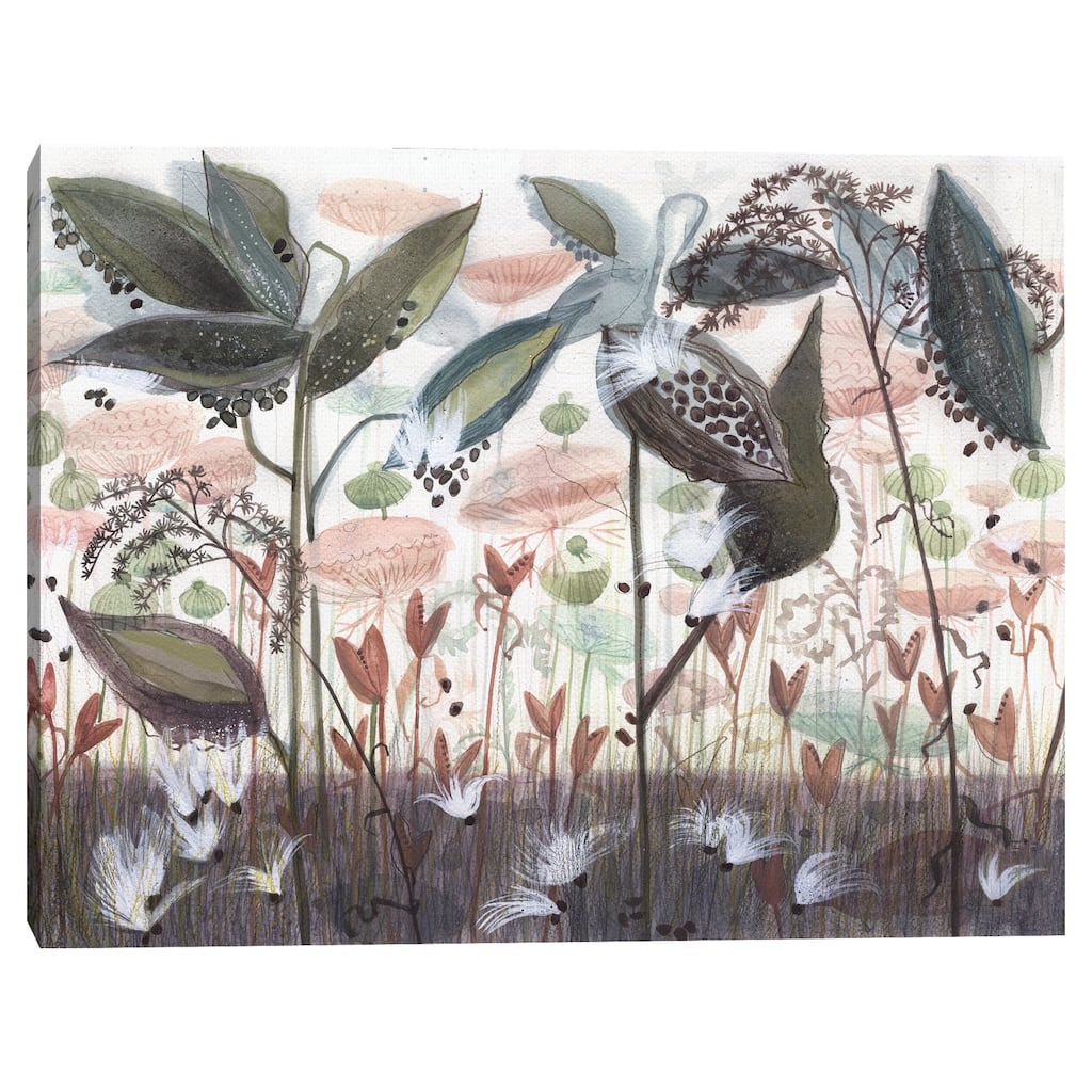 Milk Weed Detail by Maret Hensick Canvas Art Print