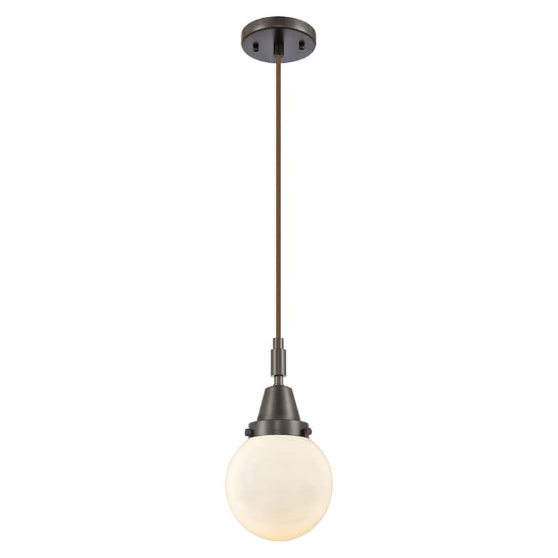 Innovations Lighting 447-1P-G201-6 Beacon 6" Wide Mini Pendant with
