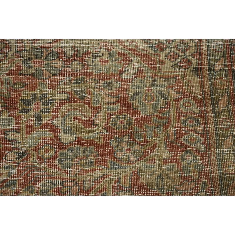 Hand Knotted Oriental 100% Wool Carpet Traditional Floral Oranges & Rust Bakhtiari Area Rug - 6' 5'' X 4' 2''
