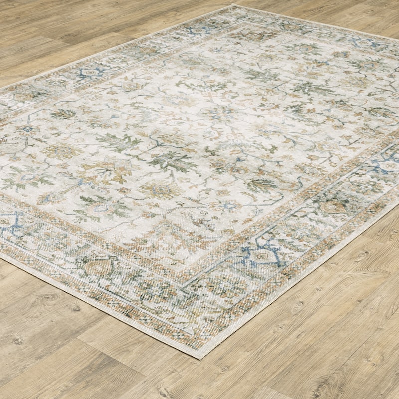 Vista Home Clarissa Washable Vintage Oriental Indoor Area Rug