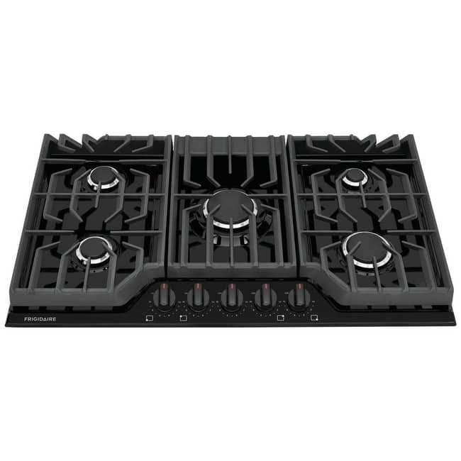 Frigidaire FCCG3627A 36" Wide 5 Burner Gas Cooktop with Quick Boil
