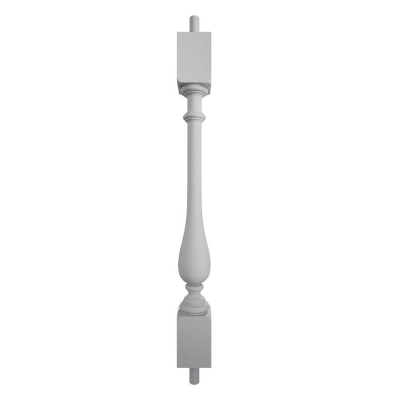 Endurathane 500 Series Calico Baluster, Factory Primed Polyurethane - 2 1/2"W x 24"H